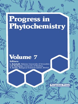 cover image of Progress in Phytochemistry, Volume 7